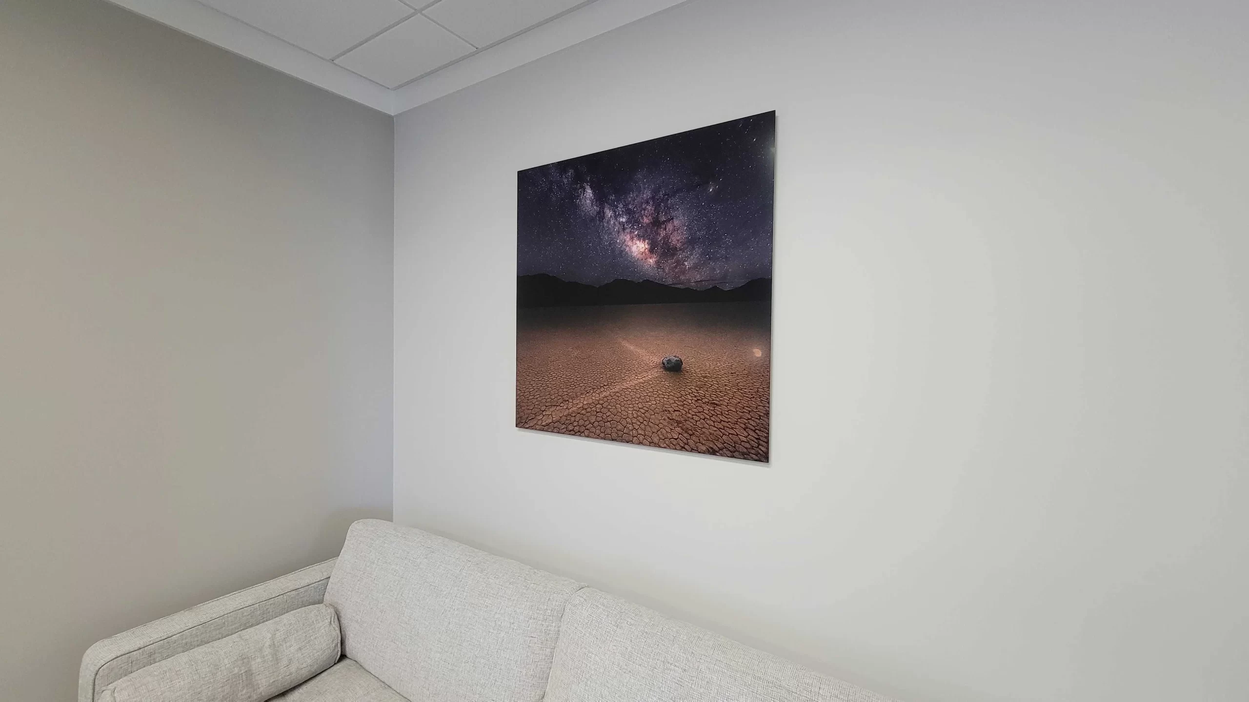 "The Sailing Stone" locally installed in a private office in downtown Santa Barbara