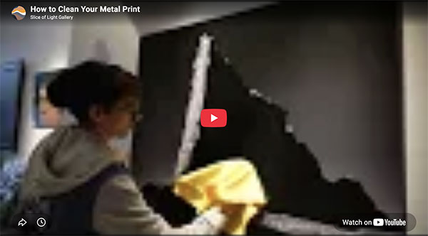 how to clean your chromaluxe print